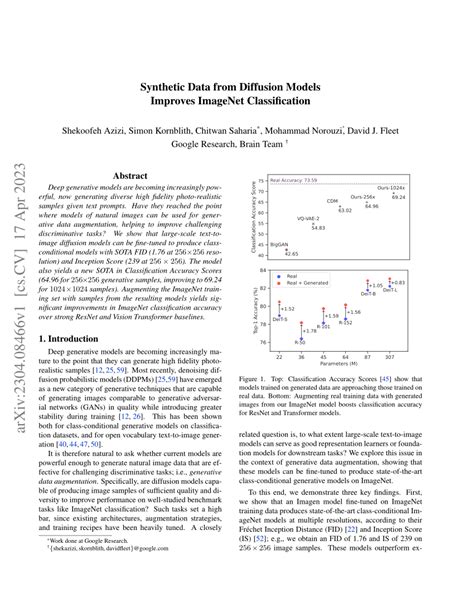 [2304.08466] Synthetic Data from Diffusion Models Improves .